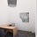 office space with map on wall