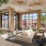 large room with lots of natural light and plants